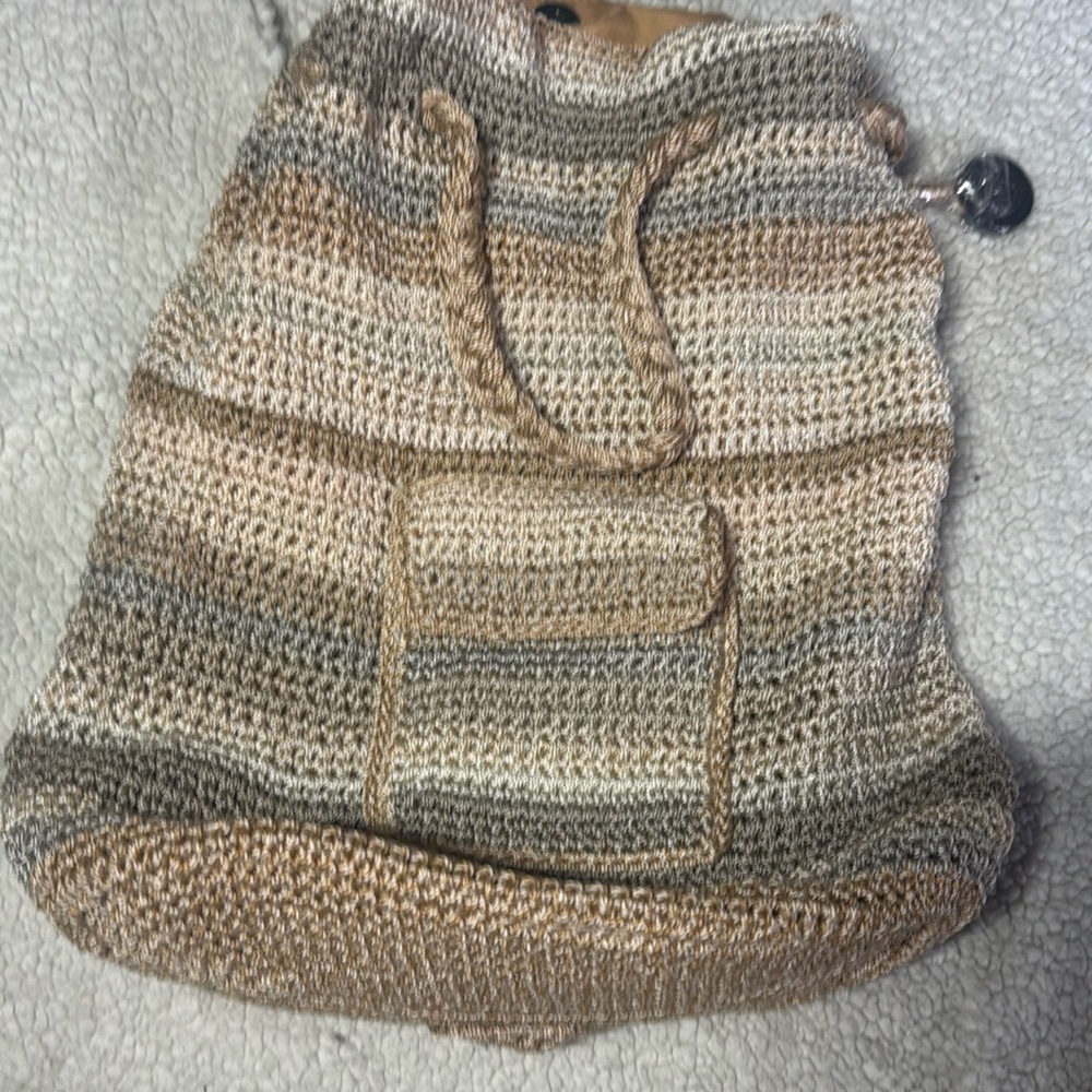 The Sak crochet convertible backpack purse